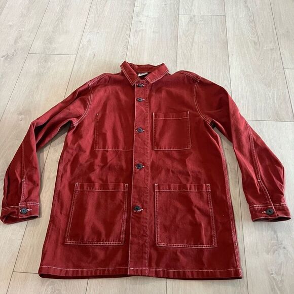 Urban Outfitters BDG Rust Contrast Stitch Workwear Jacket Size L - Picture 1 of 10